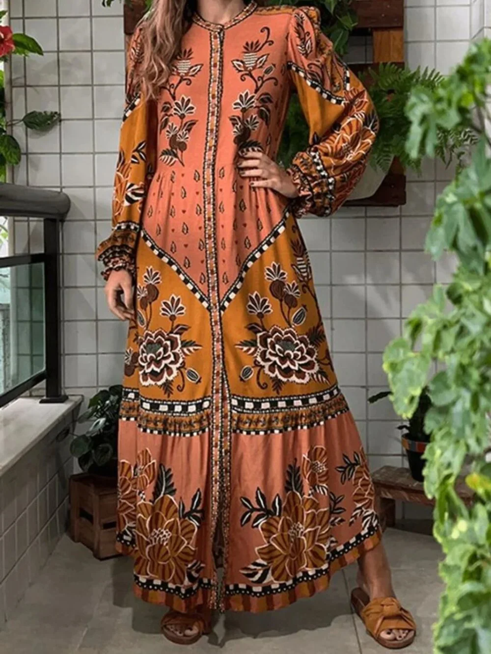 Rare Fabulous FARM Rio Ainika Flora Maxi Dress XS NWT - Brazil Line Exclusive!!! - Picture 5 of 8